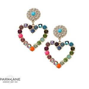 Park Lane Jazzy Heart Drop Earrings